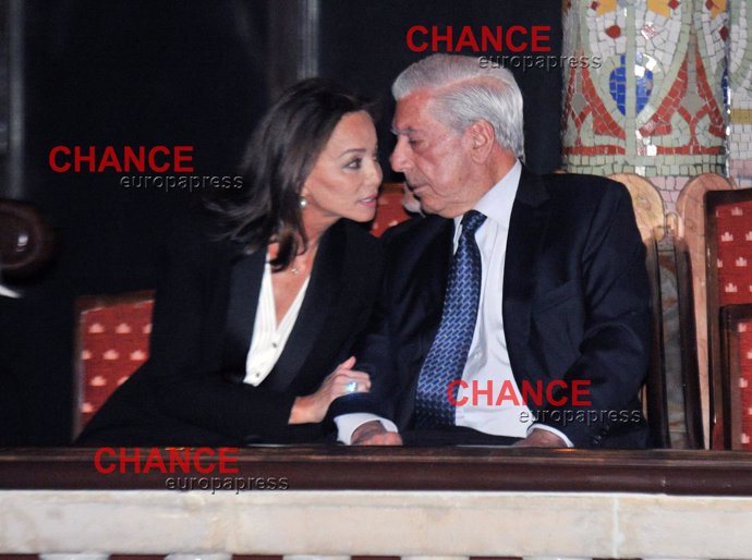 Isabel Preysler y Mario Vargas Llosa en Barcelona 