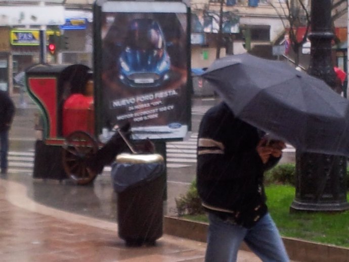 Lluvia, viento, temporal en Cantabria