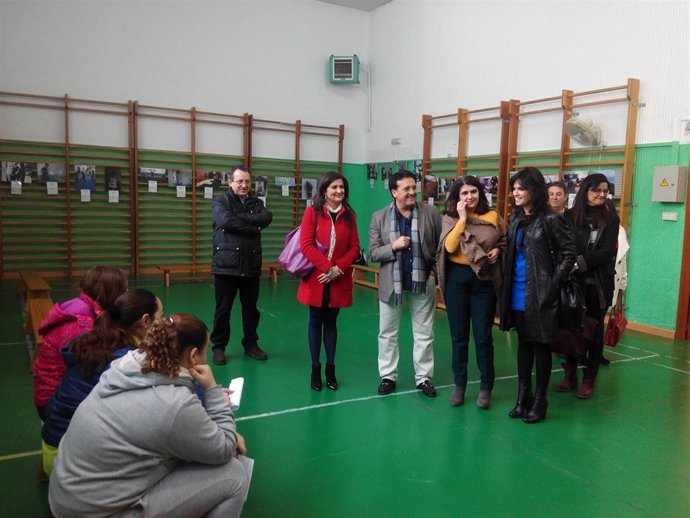 Inauguración de la exposición 'Y tú, ¿qué sabes de los derechos huamnos?'.