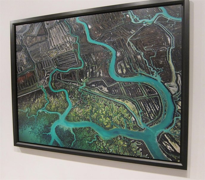 Una de las fotografías aéreas de Butrynsky tomada en Cádiz