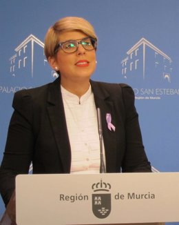 La portavoz del Gobierno regional, Noelia Arroyo
