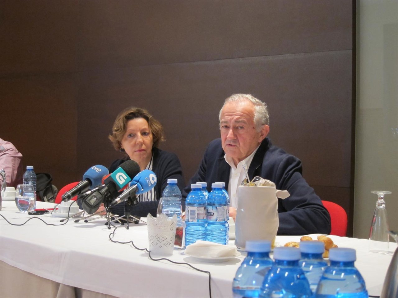 Carmen Gallego y José Luis Méndez Romeu (PSdeG)