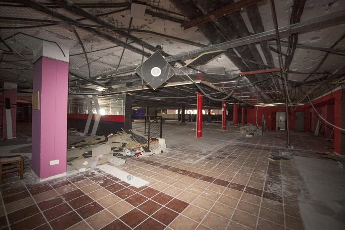 Gandia denuncia a la Policía el saqueo de las galerías del Gandia Palace