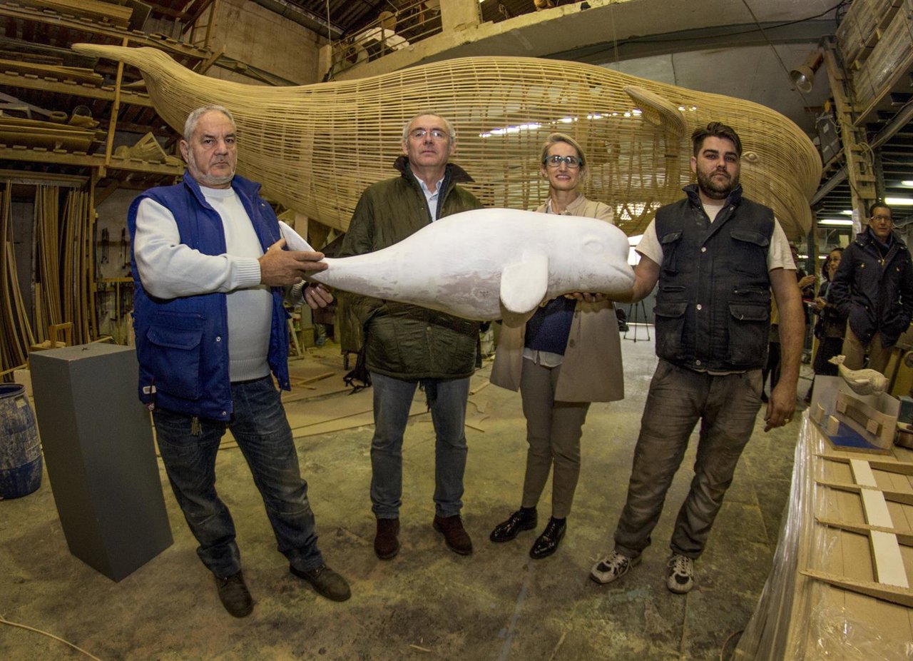 Beluga que presidirá el Stand del Oceanogràfic en Fitur