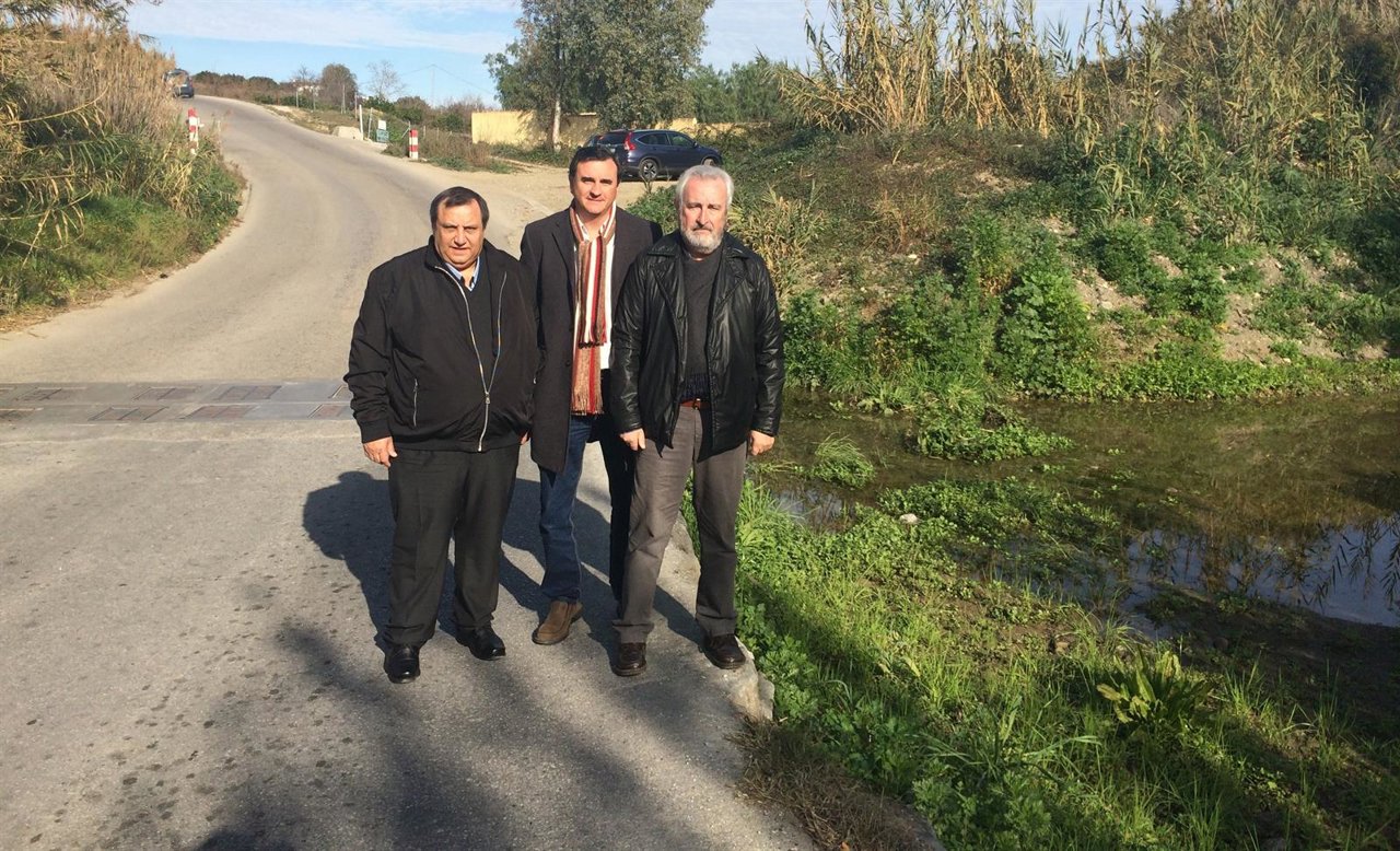 Félix Romero, Francisco Rueda y Andrés Pacheco
