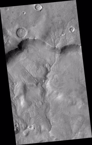 Río seco en Marte