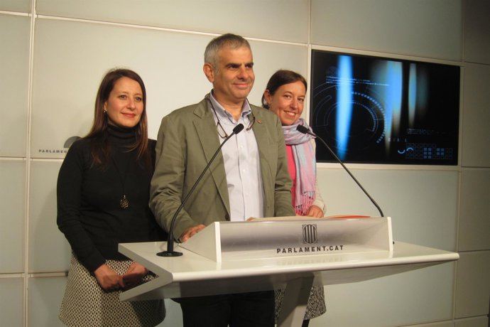 Susana Beltran, Carlos Carrizosa y Marina Bravo (C's) 