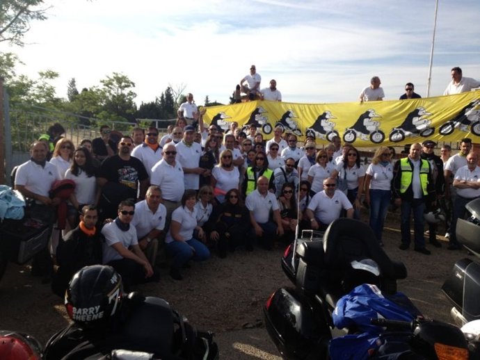 Concentración motera en Cantalejo (Segovia)