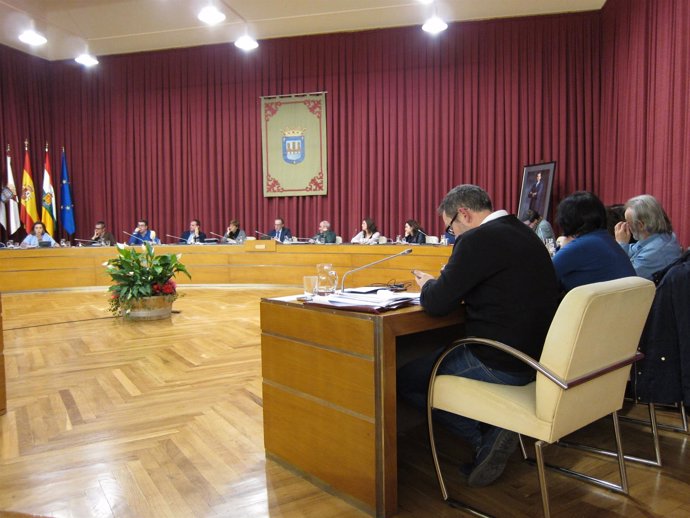 Pleno del Ayuntamiento de Logroño mes de enero de 2016