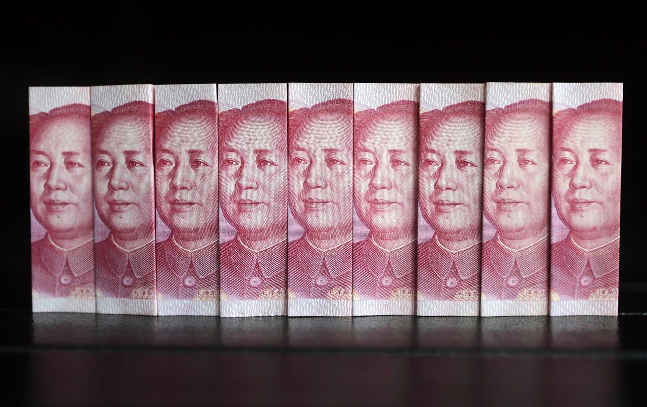 Yuan. Moneda China. 