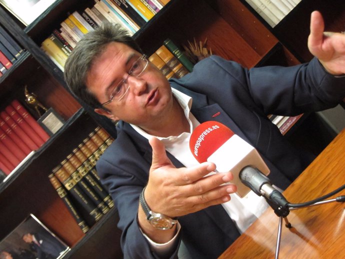 El portavoz del PSOE en el Senado, Óscar López