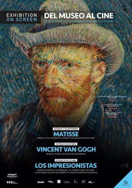 Cartel documentales de Matisse, Van Gogh y los impresionistas