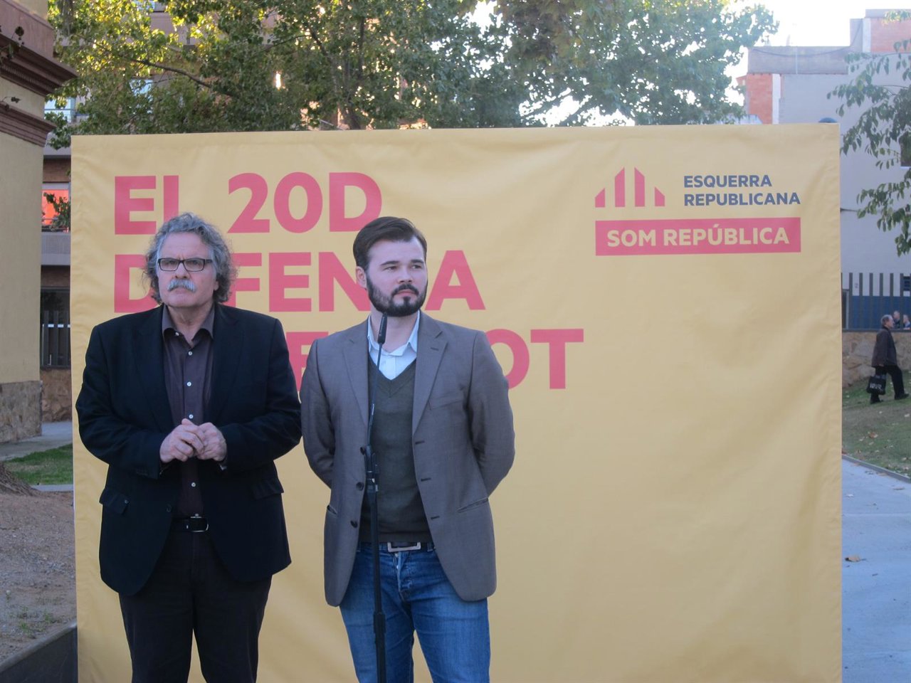 J.Tardà y G.Rufián, ERC