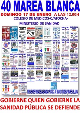 Cartel de la 40ª Marea Blanca