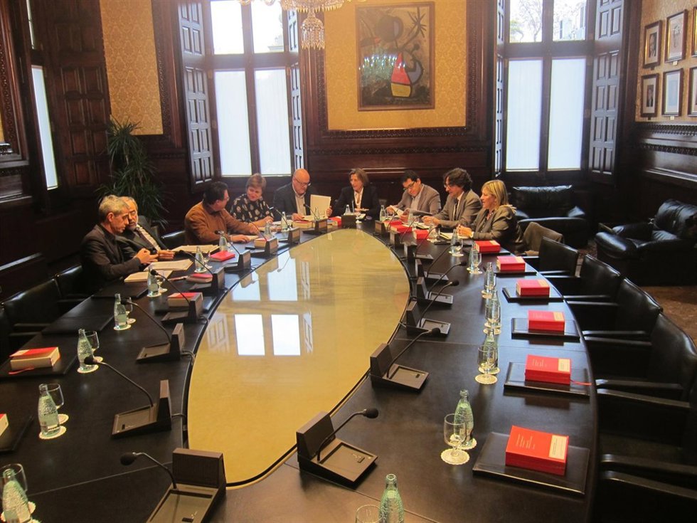 Reunión de la Mesa del Parlament
