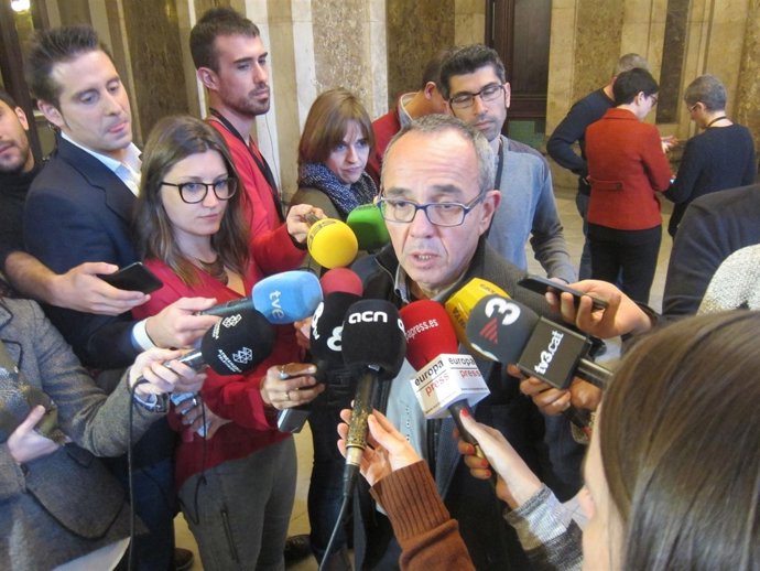 El portavoz de SíQueEsPot, Joan Coscubiela