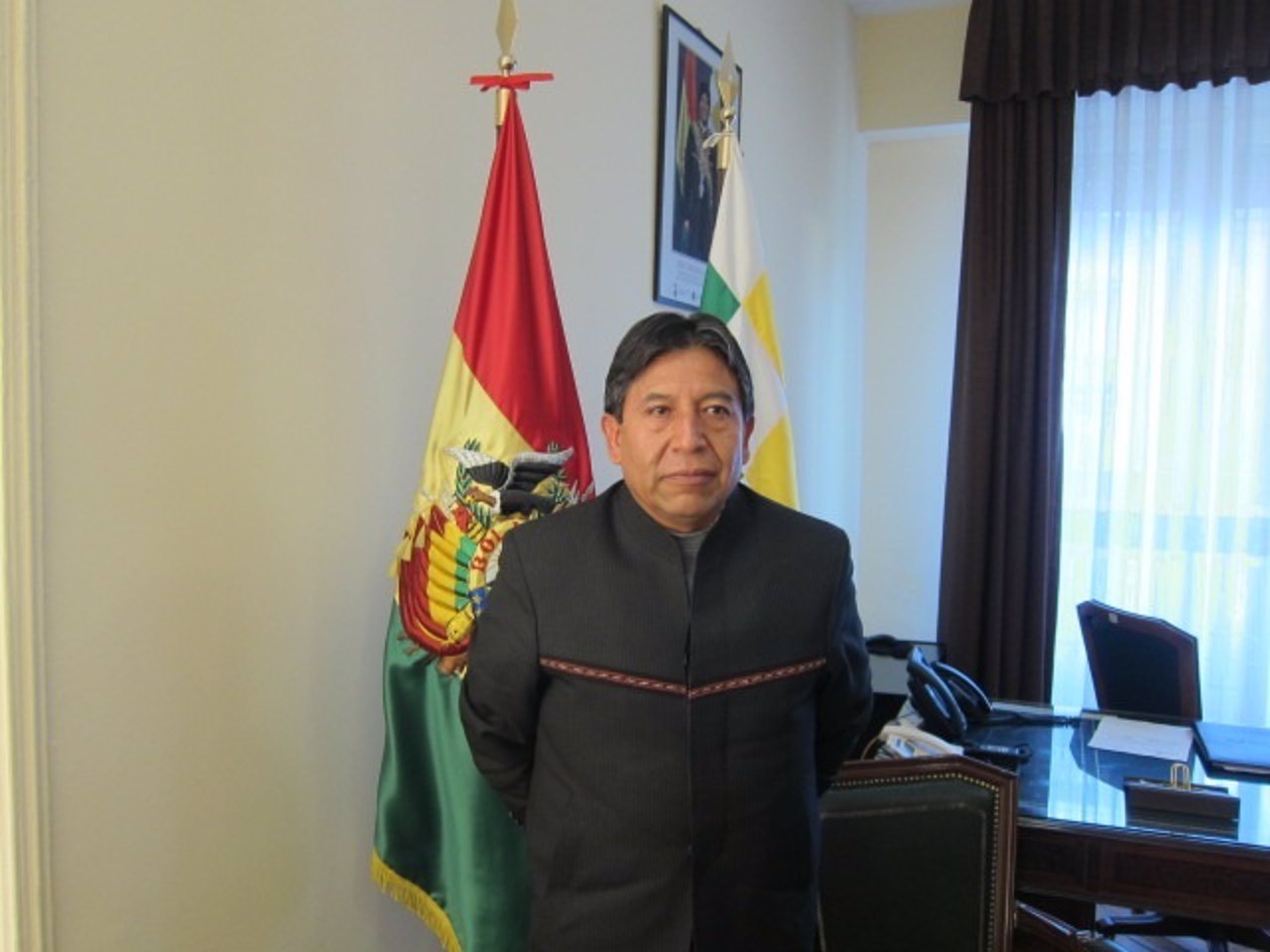    El Canciller De Exteriores De Bolivia, David Choqueuanca