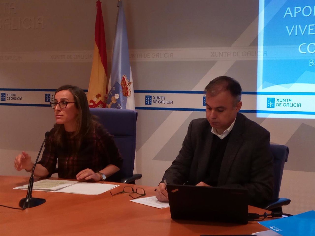 La conselleira de Infraestruturas e Vivenda, Ethel Vázquez