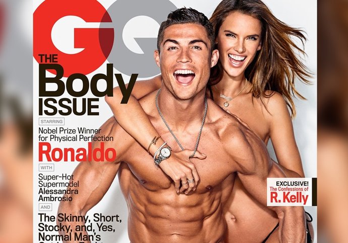 Cristiano Ronaldo presume de abdominales junto a Alessandra Ambrosio