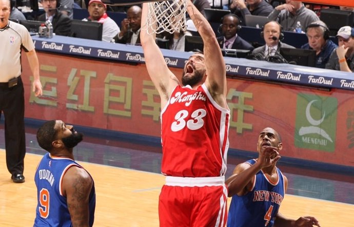 Marc Gasol Memphis Grizzlies New York Knicks