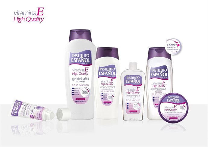 Productos de higiene de Instituto Español. 