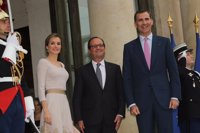 Cena de gala en el Castillo de Windsor para los Reyes Felipe y Letizia
