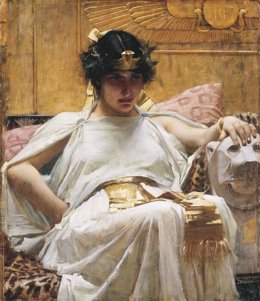 Cleopatra (hacia 1887), de John William Waterhouse