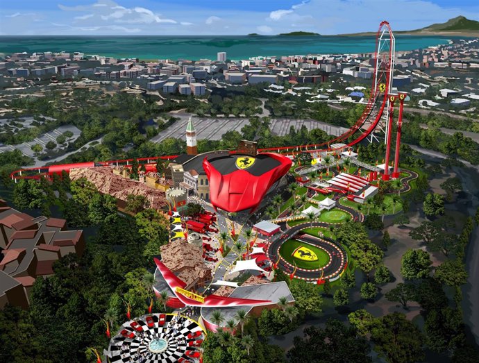 Simulación de Ferrari Land
