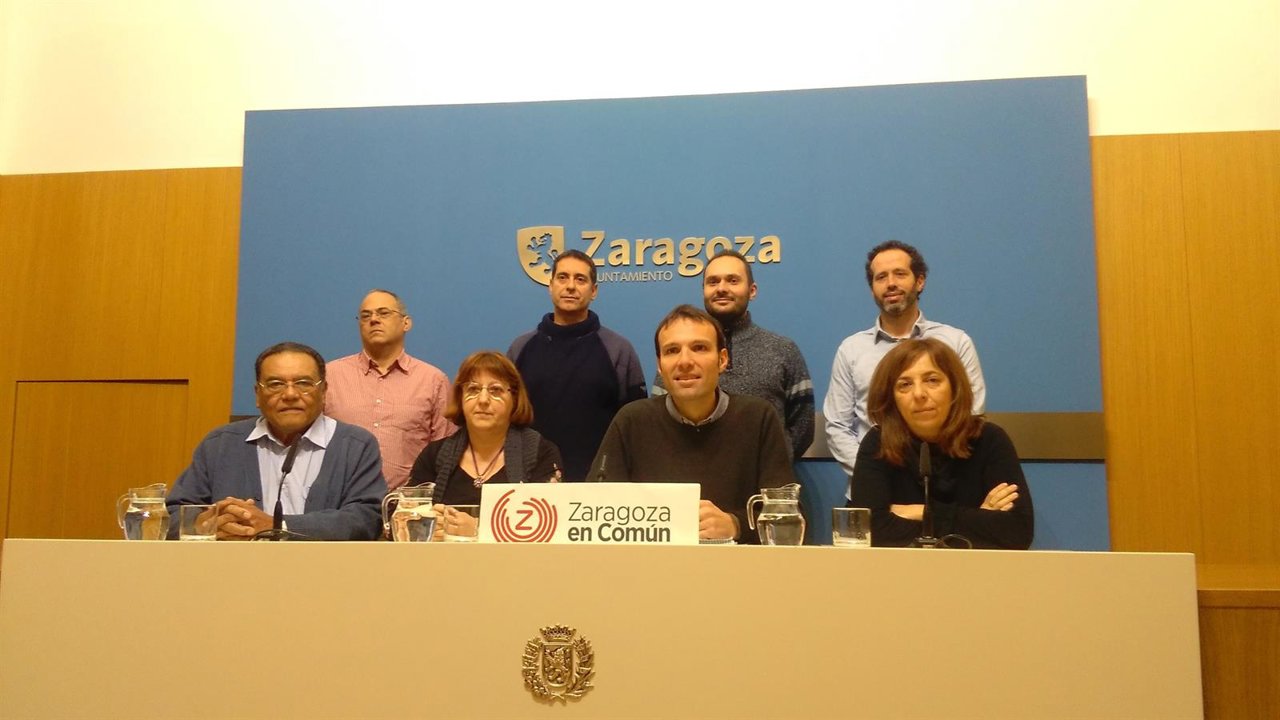 Candidatos de Zaragoza en Común a las alcaldías de barrio rural