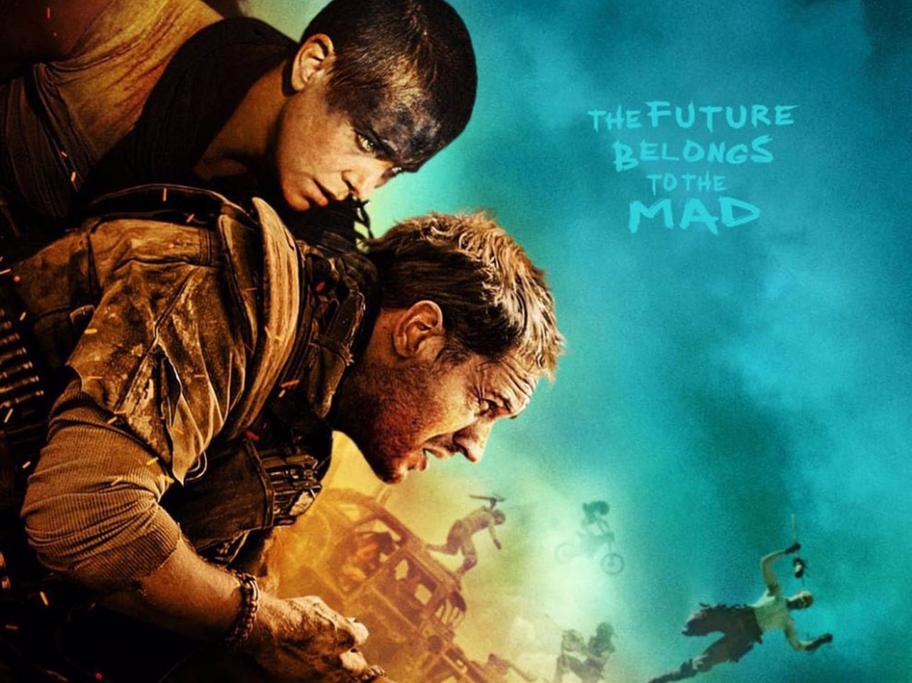 Charlize Theron y Tom Hardy en 'Mad Max: Fury Road'