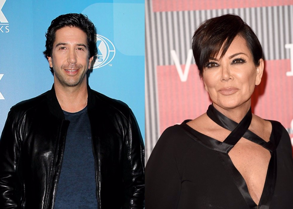 David Schwimmer y Kris Jenner