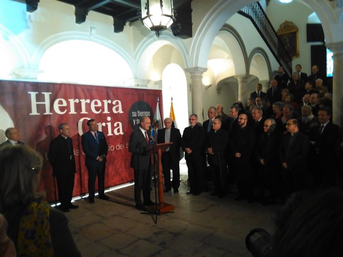 Herrera oria muestra exposición málaga palacio episcopal