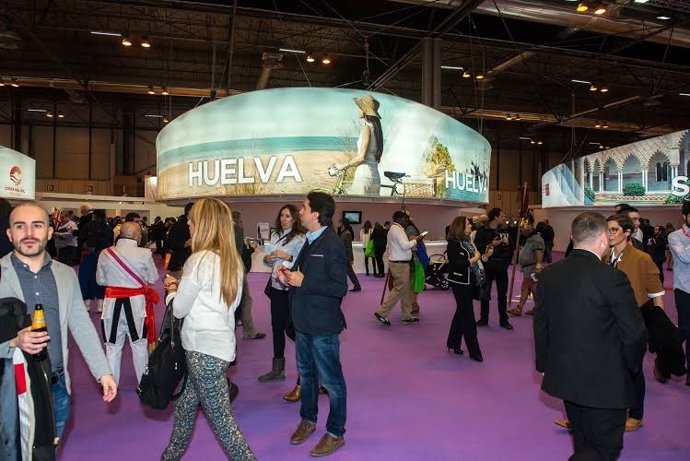 Estand de Huelva en Fitur.