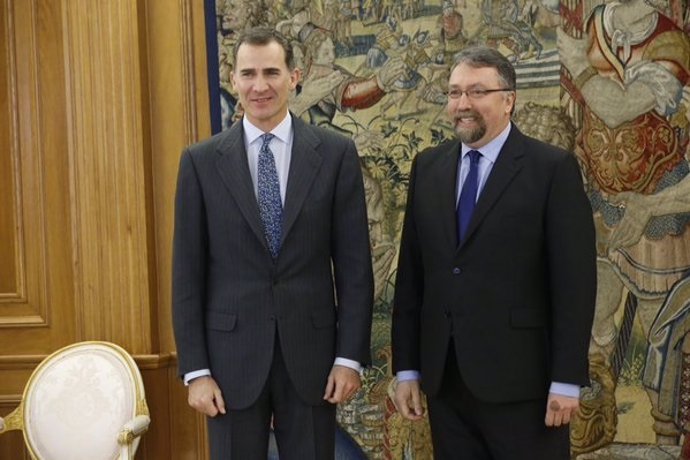 El Rey se reúne con Isidro Manuel Martínez Oblanca, de Foro Asturias