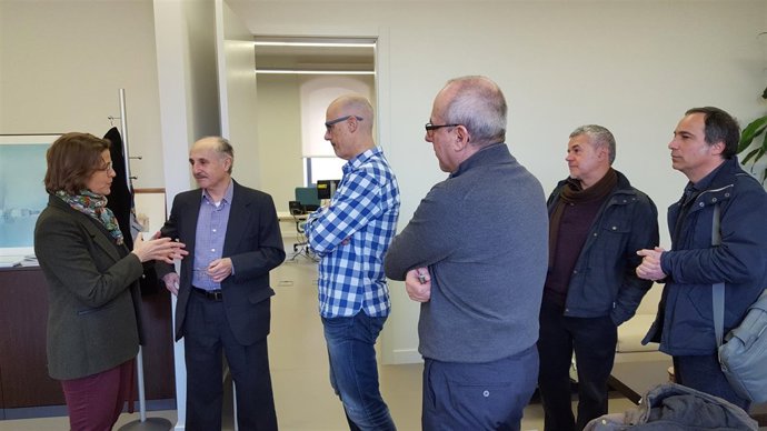 El Premio Nobel Edward Rubin con Elena Cebrián 