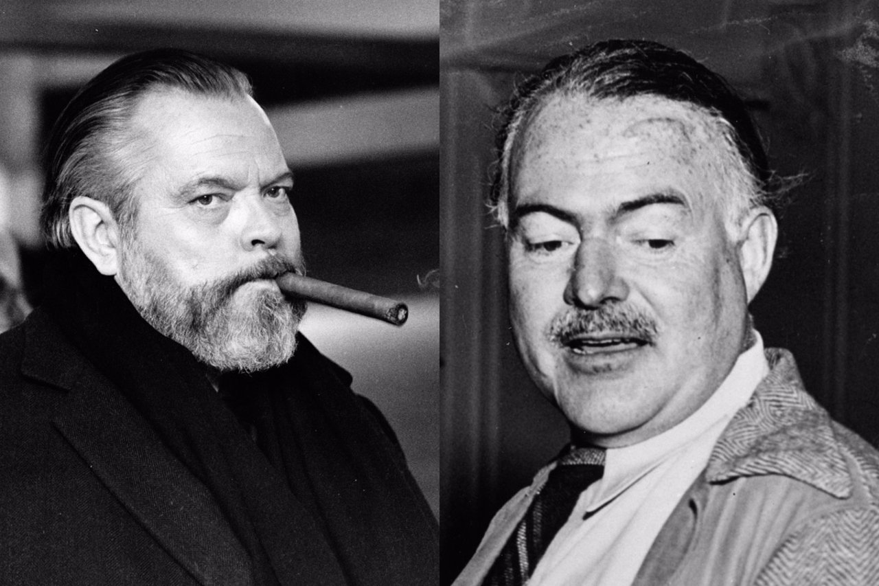 Orson Welles y Ernest Hemingway