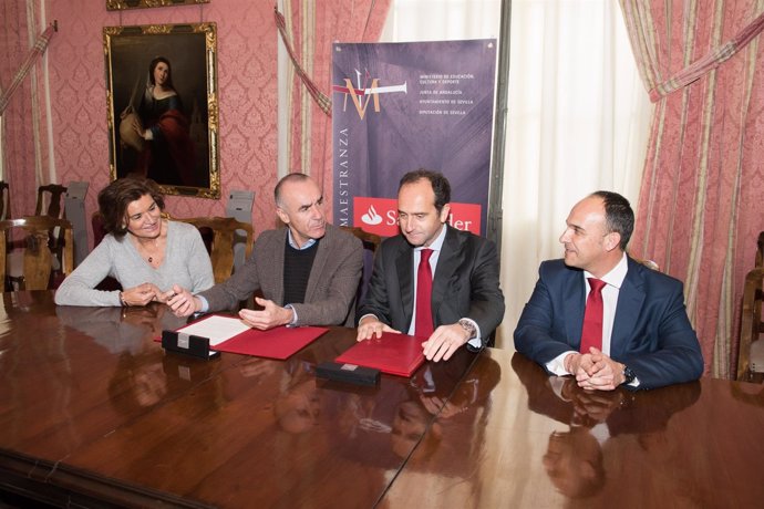 Grupo Santander y Teatro Maestranza firman convenio de patrocinio