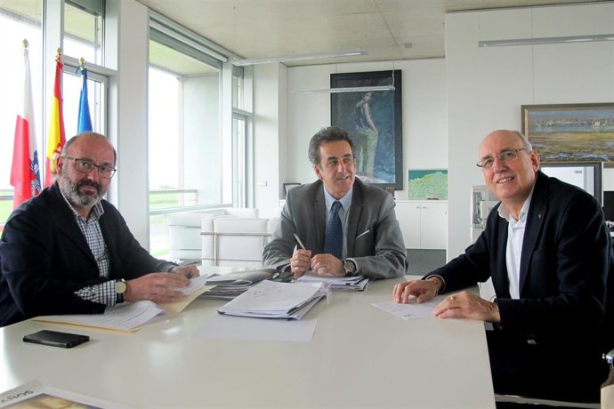 Francisco Martín, Javier Carrión y José Manuel Cabrero