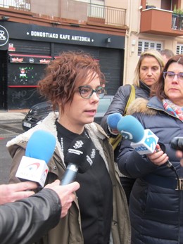 Amaia Izko en San Sebastián.