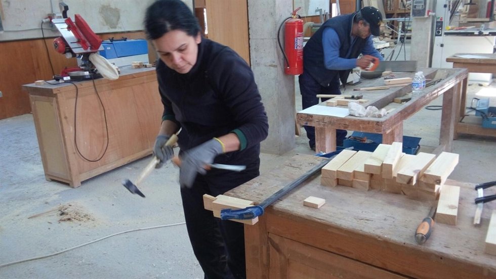 Una de las alumnas participantes