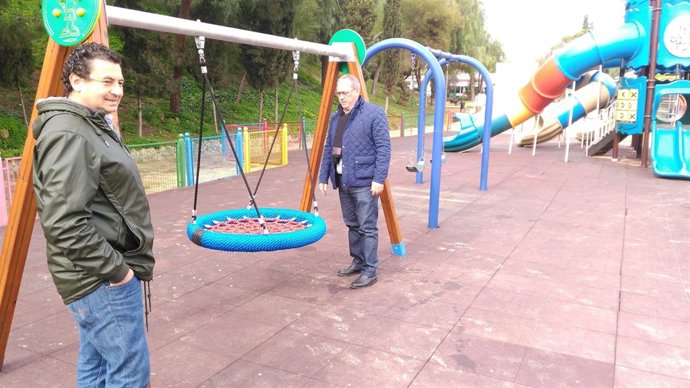 Obras en el Parque de los Pitufos de San Juan