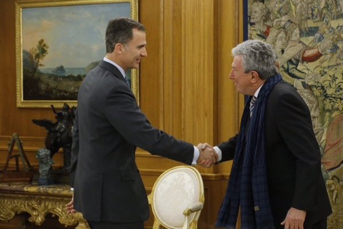 Audiencia del Rey a Pedro Quevedo Iturbe, de Nueva Canarias (NCa) 