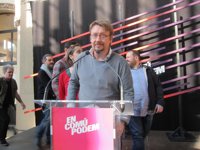 Domènech asegura que el PSOE busca la investidura "por imposición" y no hay negociaciones