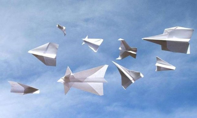 Aviones de papel