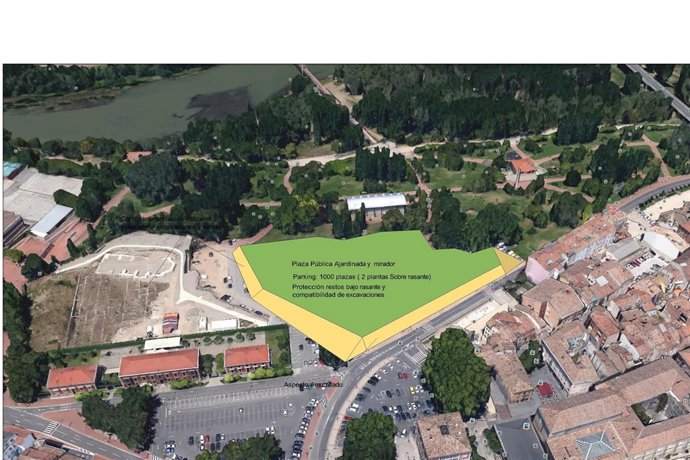 Emplazamiento parking de Valbuena