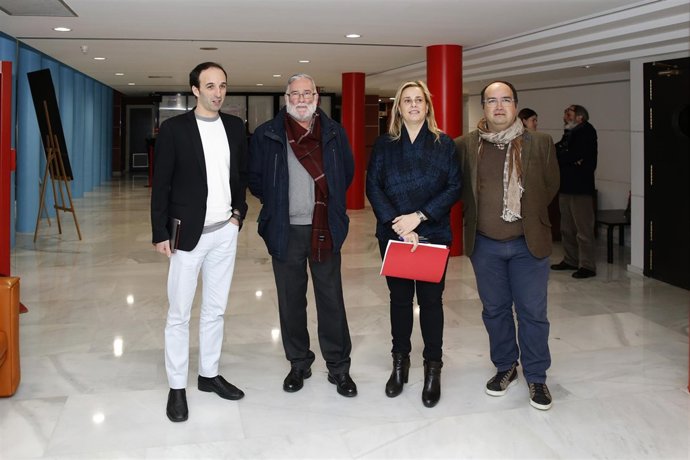 Ramón Ruiz en la presentación de la temporada del Palacio de Festivales 