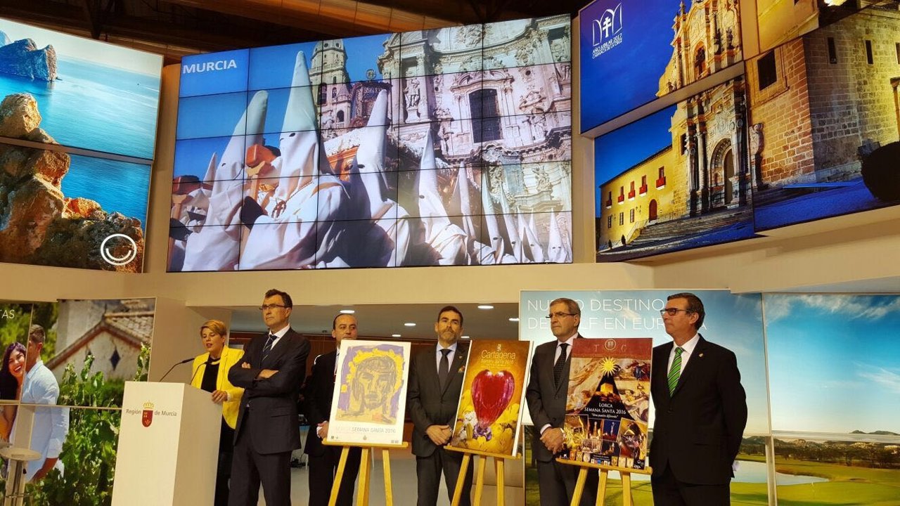 Imagen de la presentación del stand en Fitur