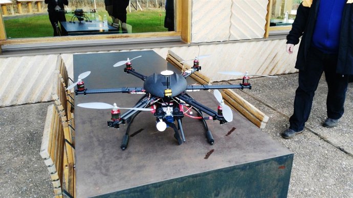 Drone del proyecto E-Vineyard'