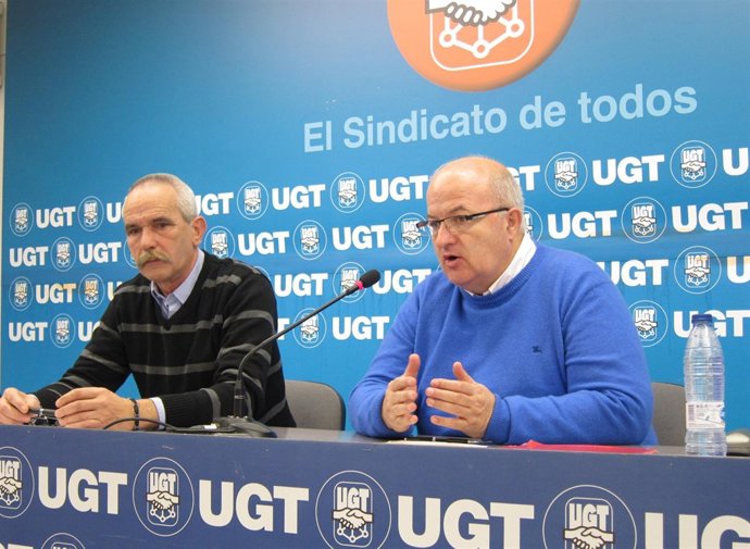 Imanol Abárzuza (I) Y Miguel Ángel Cilleros, De UGT.