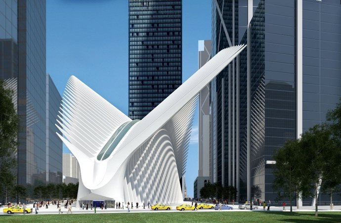 Intercambiador de Transportes del WTC diseñado por Calatrava
